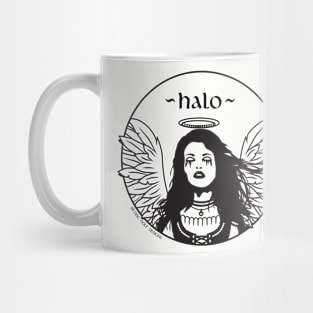 SR Halo Angel front and back print Mug